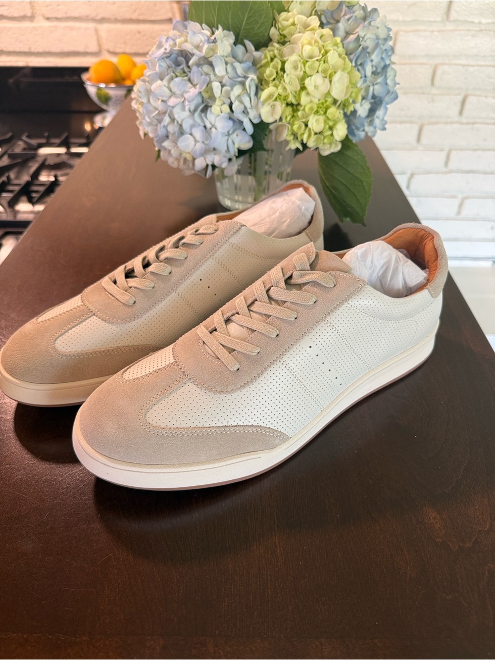 Johnnie-O White Topspin Sneaker